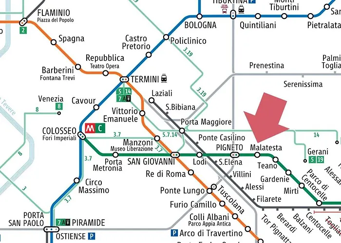 Semi-central Eratostene - Metro Straight To Colosseum! בית אירוח